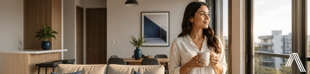 Mujer compra casa